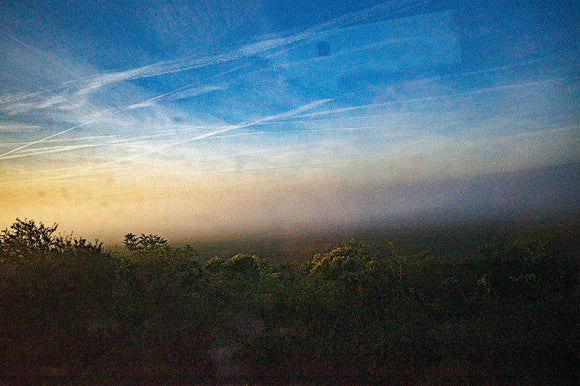 Set of Three #1 Sunrise From Train,